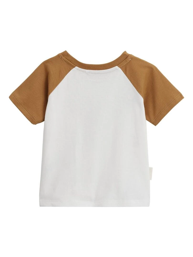 Pyjama enfant manches courtes Garden Party   Camel