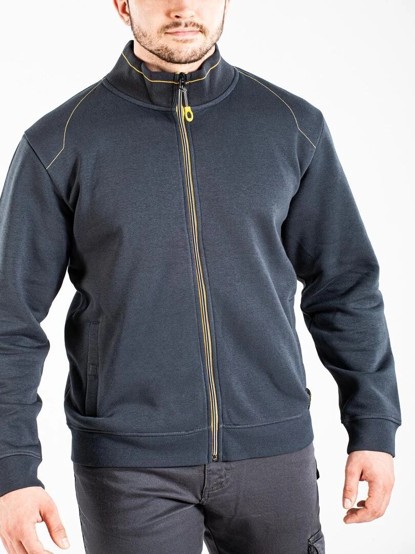 Sweat zippé FULLZIP 'Rica Lewis' Gris