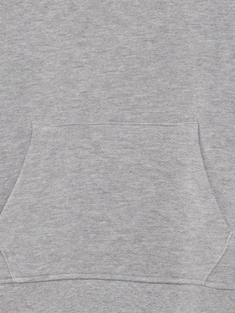 Sweat en molleton fin   Mixte   Gris