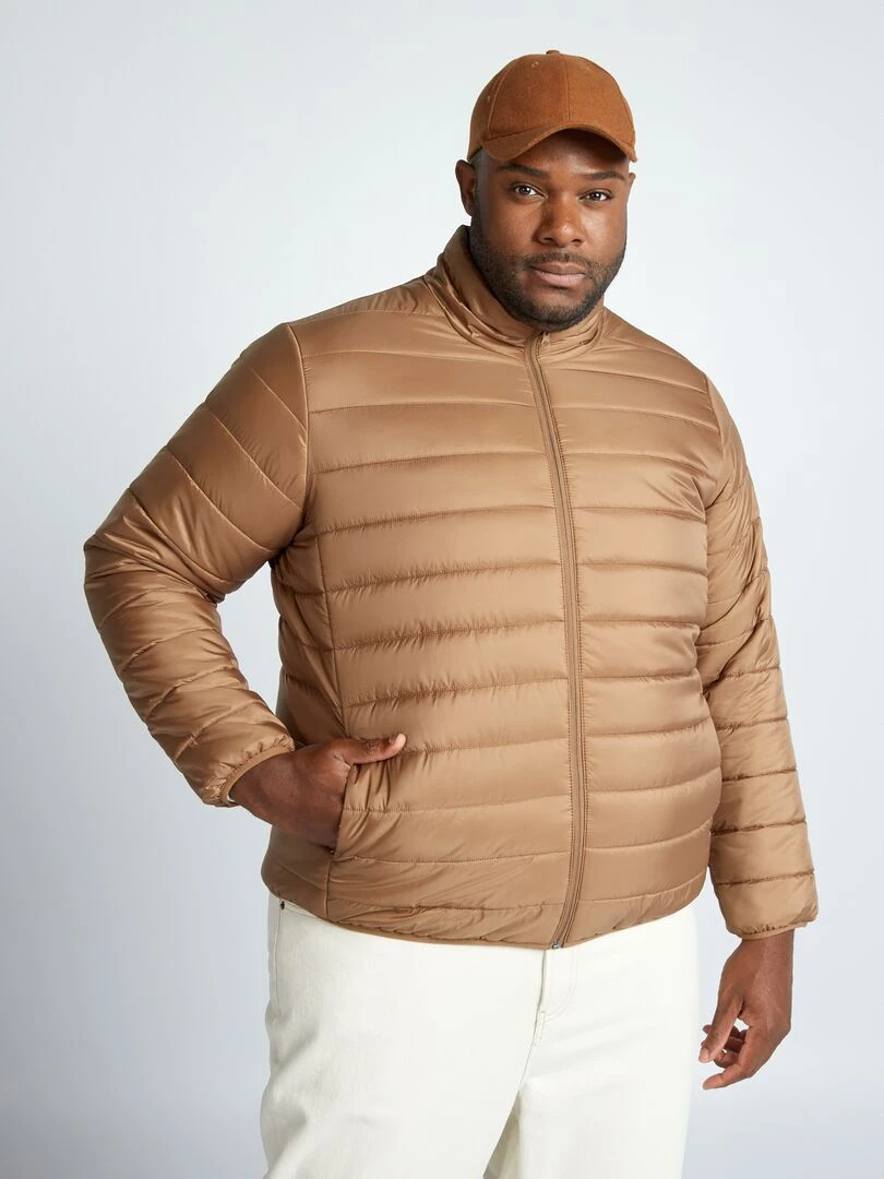 Doudoune en bouteilles recyclées   Marron