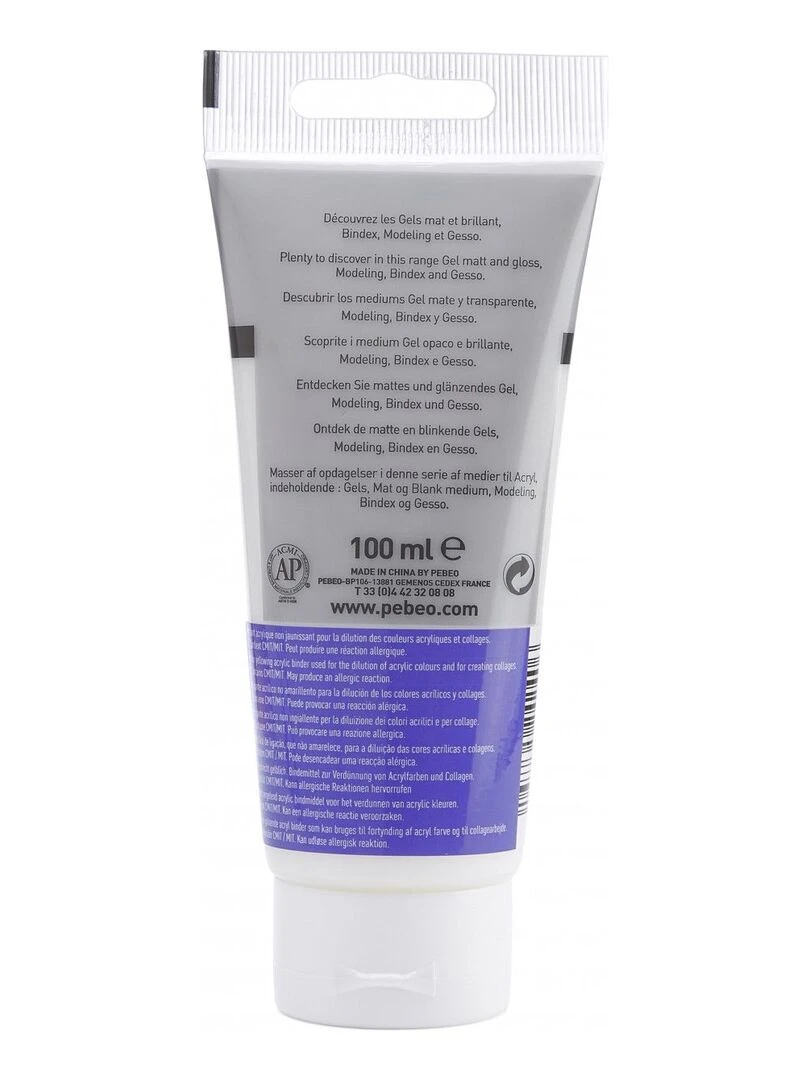 Liant acrylique Bindex brillant pour peinture   100 ml   N/A