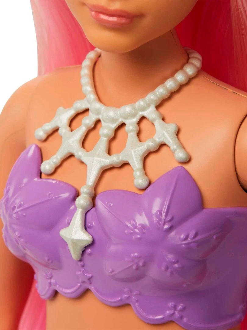 Barbie Dreamtopia Poupée Mannequin Sirène Cheveux Roses   N/A