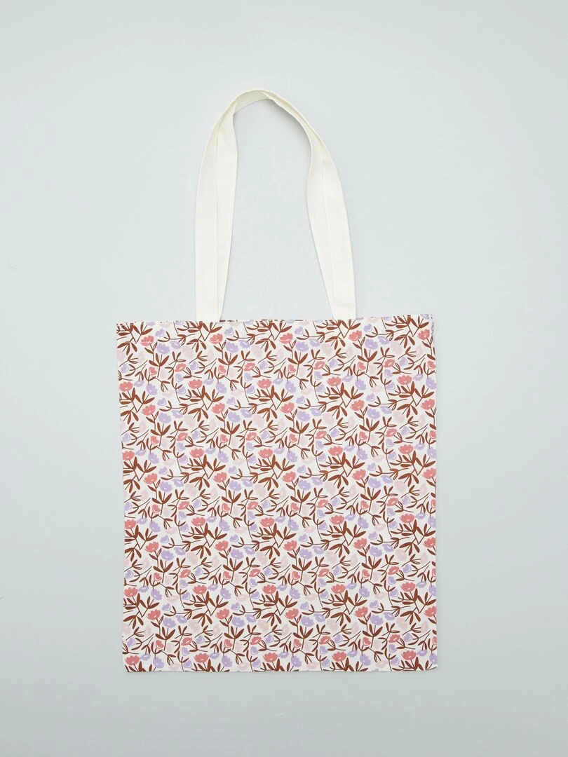 Tote bag fantaisie Marron