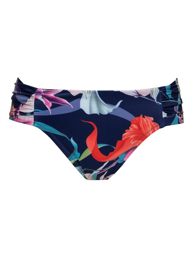 Bas maillot slip de bain taille haute Nice   Bleu