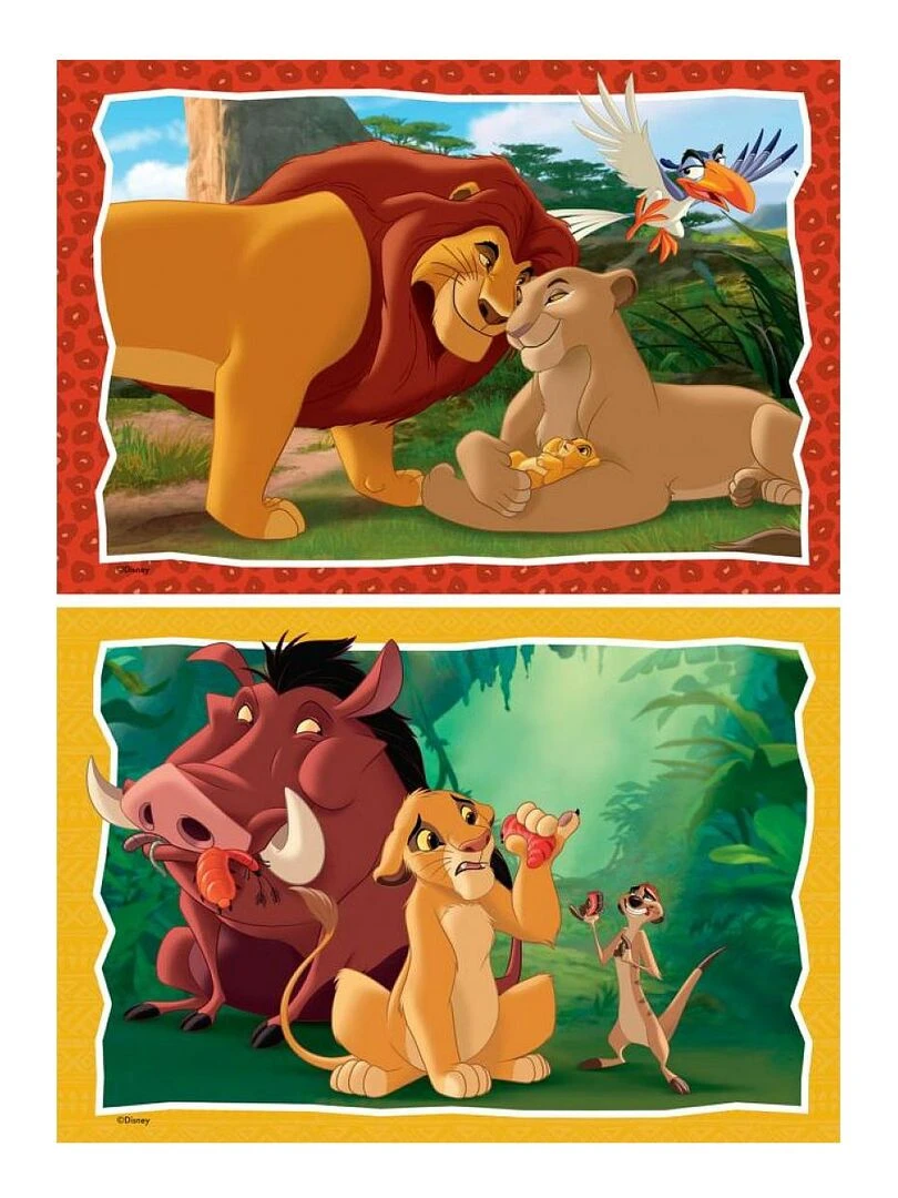 Puzzle le roi lion disney animal friends 2x24p N/A