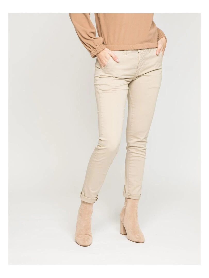 Pantalon chino slim ETERBERK Beige