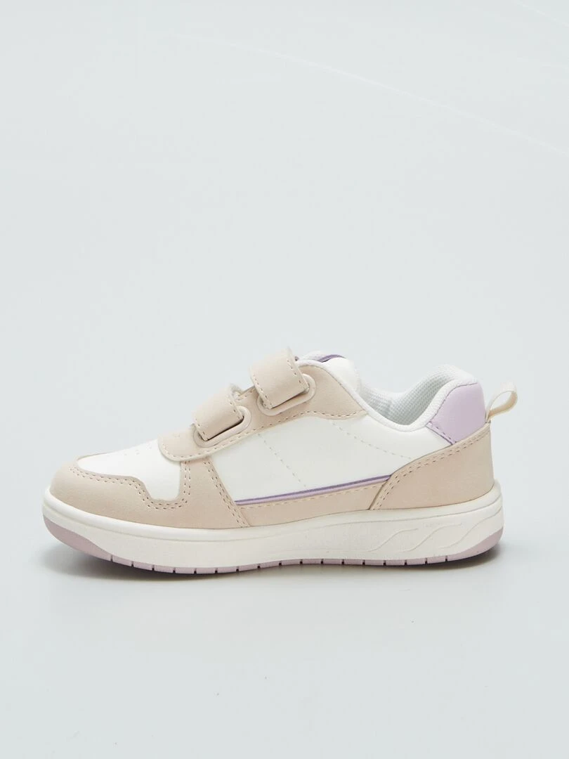 Baskets à scratchs   Blanc