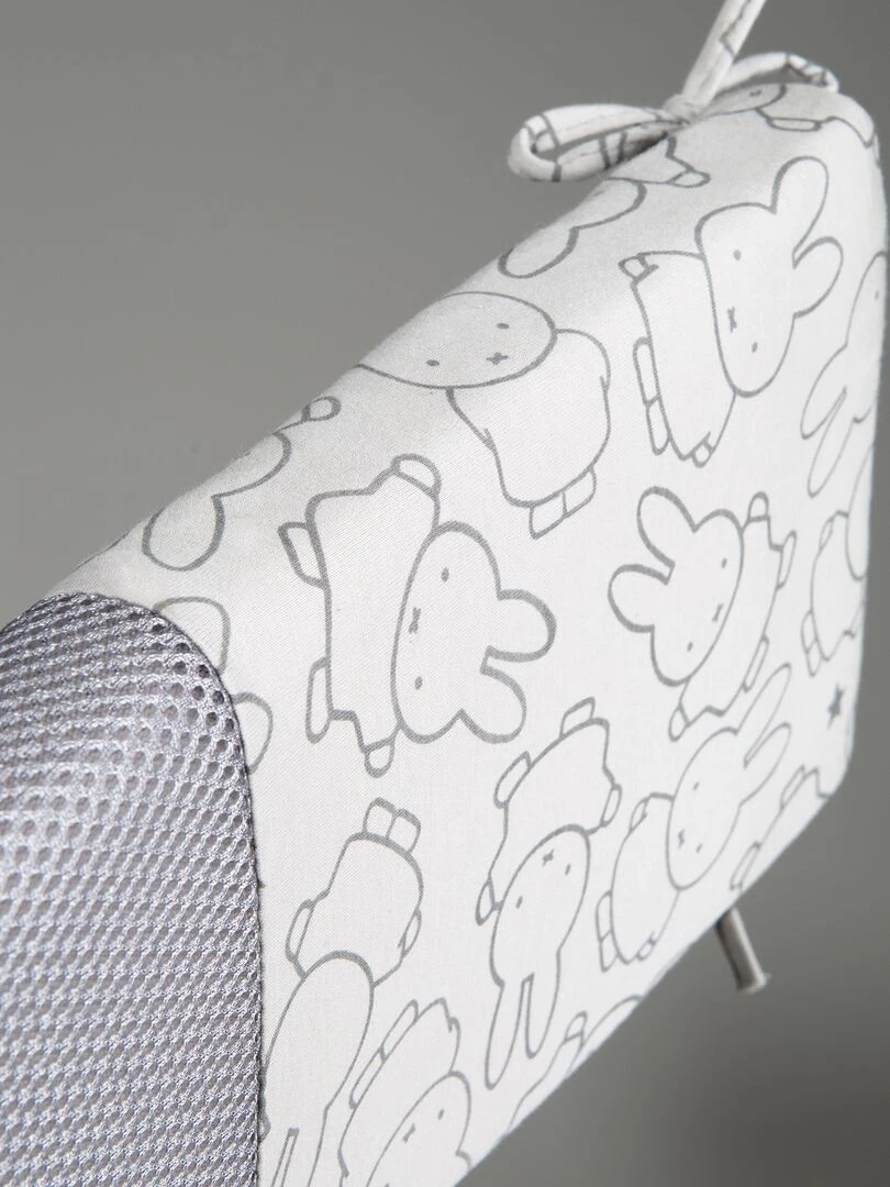 ROBA Tour de Lit Bébé "safe asleep®"   Air Plus "miffy®"   Gris    Gris