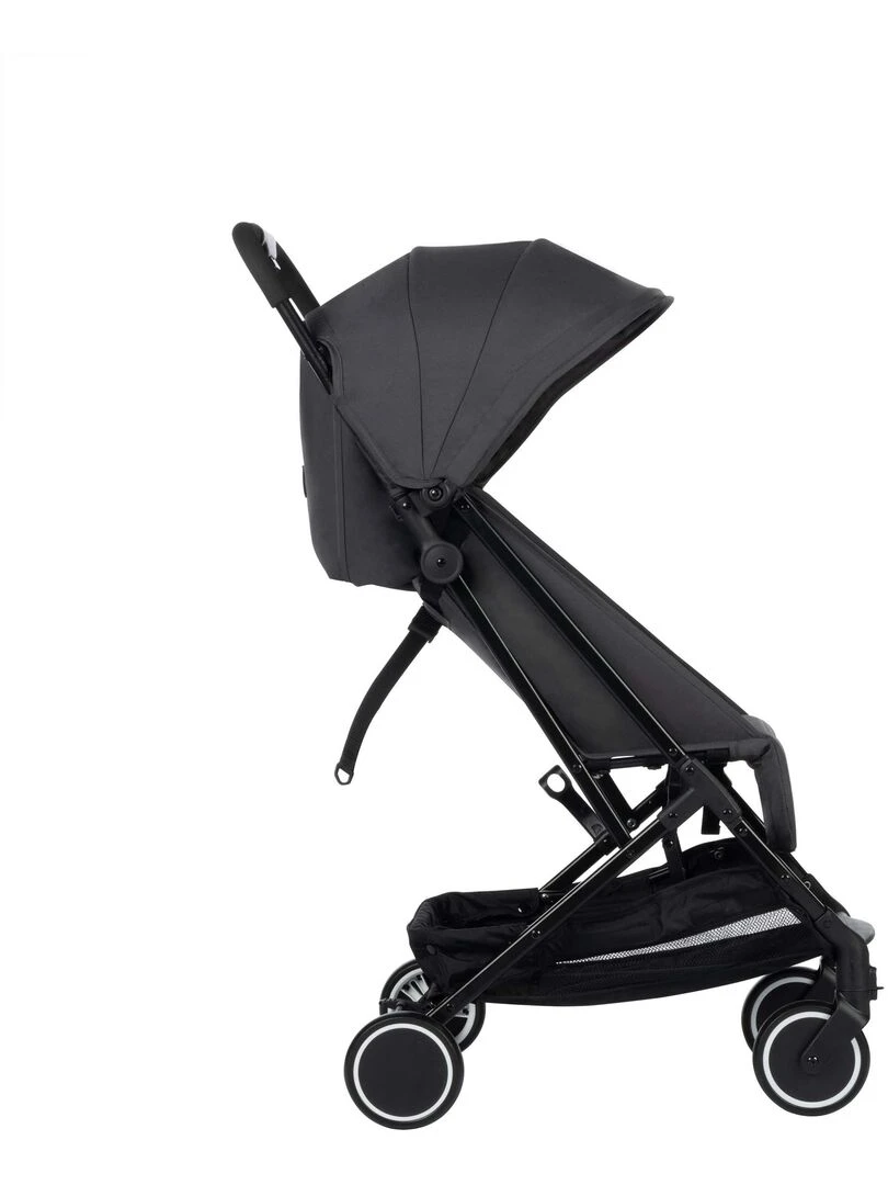 BEBECONFORT Poussette canne compacte et légère Soko 4 roues de 0 à 3/4 ans Mineral Graphite Noir Noir