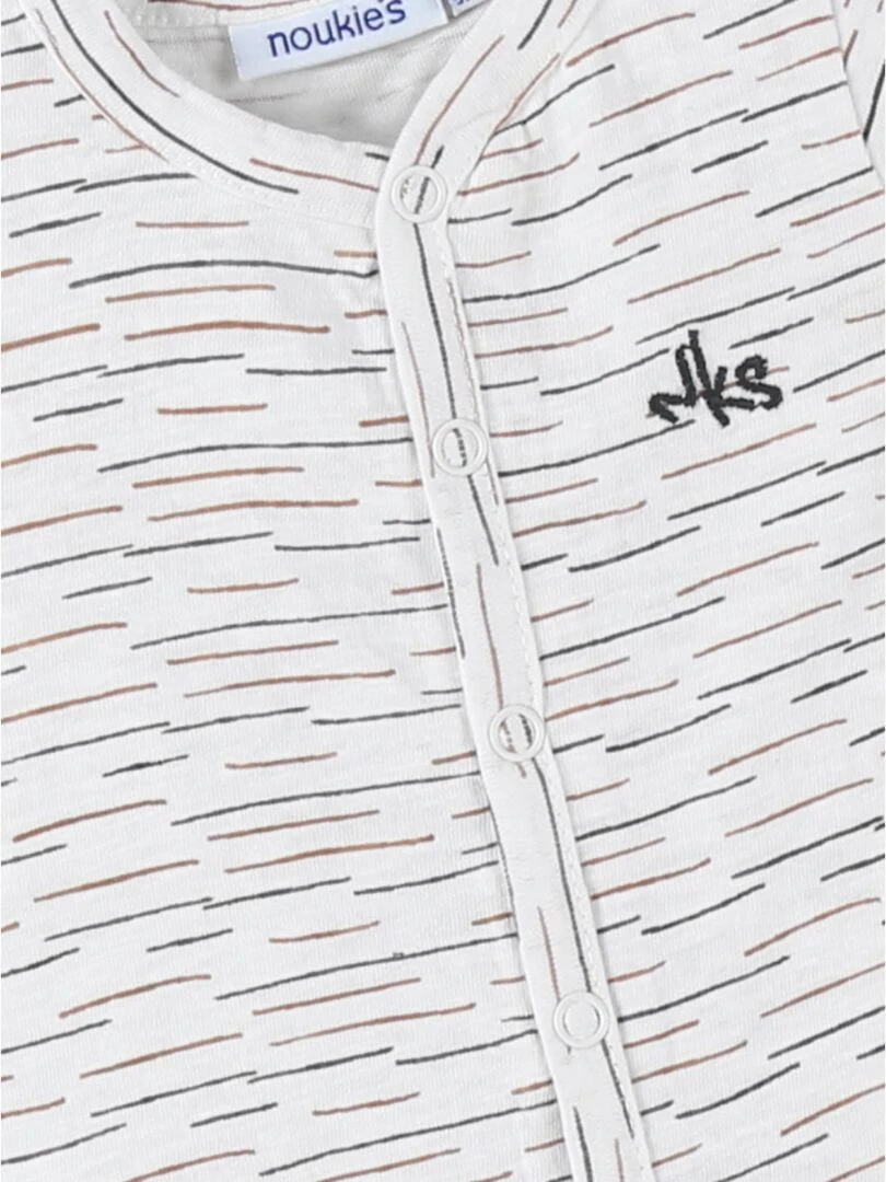 Combishort rayée    Noukie's   Beige