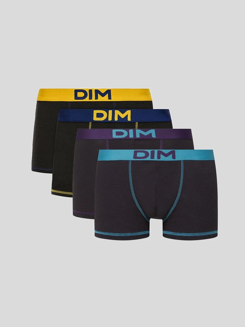 Lot de 4 boxers 'DIM' Noir