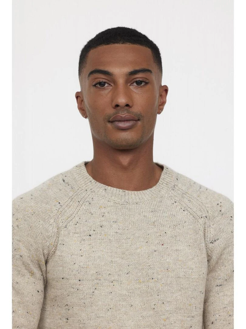 Lee Cooper   Pull manches longues polyester regular CODI   Beige argile