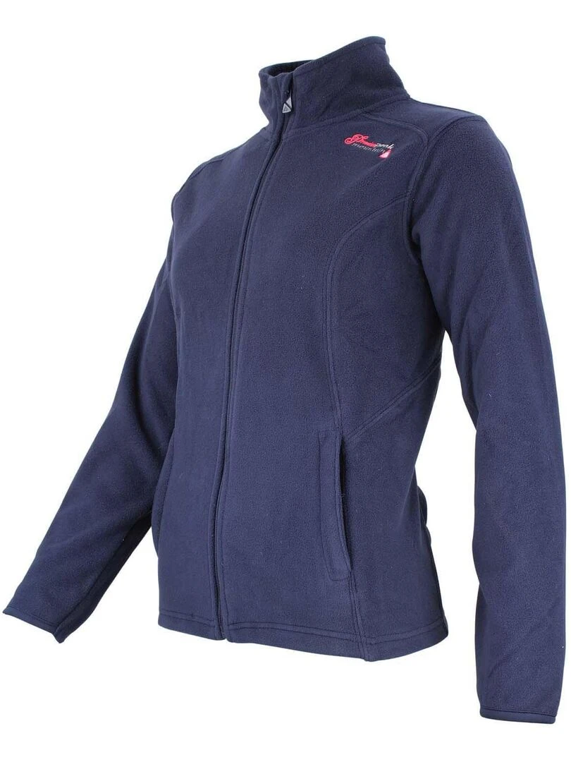 Blouson polaire fille GADARA   PEAK MOUNTAIN   Bleu marine