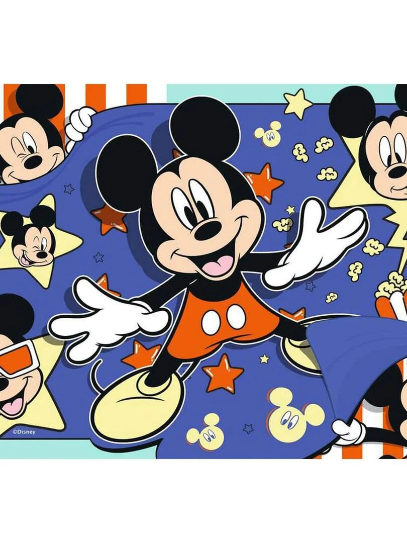 Puzzles 2 x 24 pièces : Disney Mickey Mouse : Au cinéma   N/A