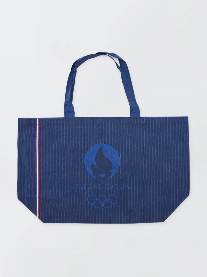 Grand tote bag   Paris 2024   Bleu marine