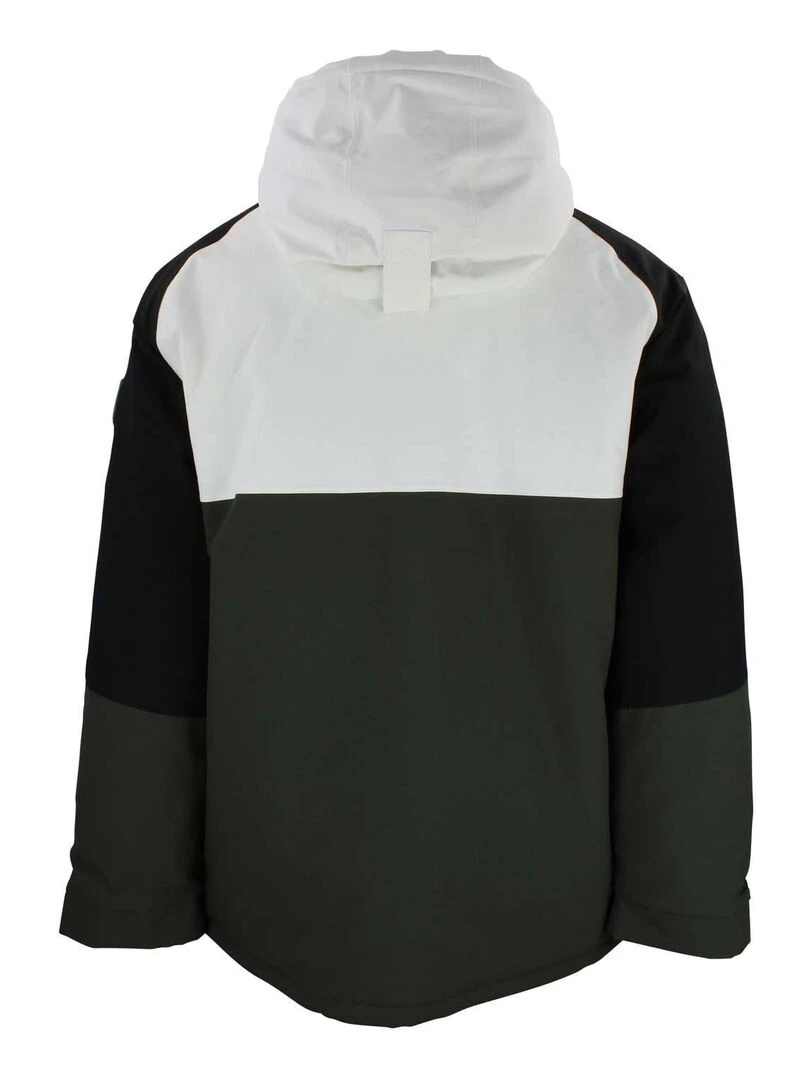 Blouson de ski passe tête homme CANVIKO   PEAK MOUNTAIN   Kaki