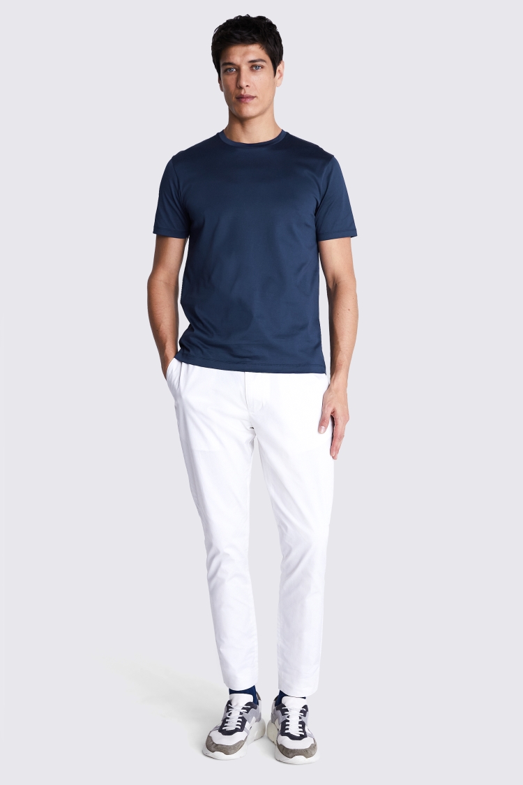 Light Taupe Crew-Neck T-Shirt   Buy Online at Moss