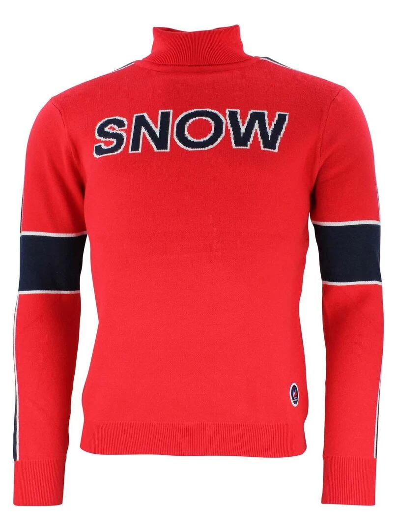 Pull homme COLSUD PEAK MOUNTAIN Rouge