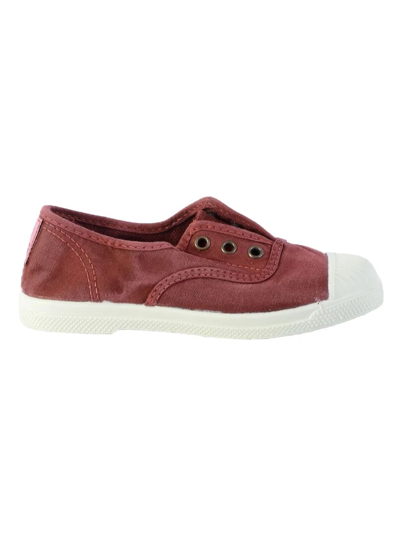 Tennis Eco Responsable Enfant Natural World Ingles Rouge