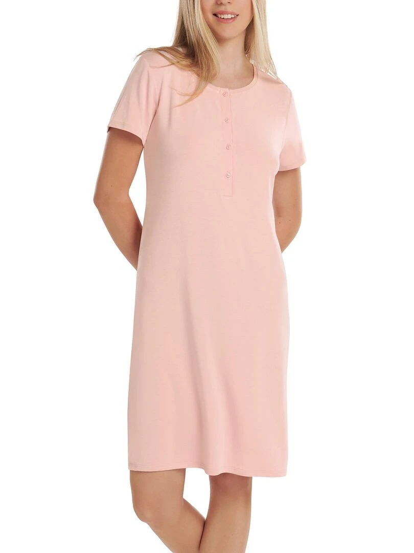 Chemise de nuit manches courtes Lilly Rose