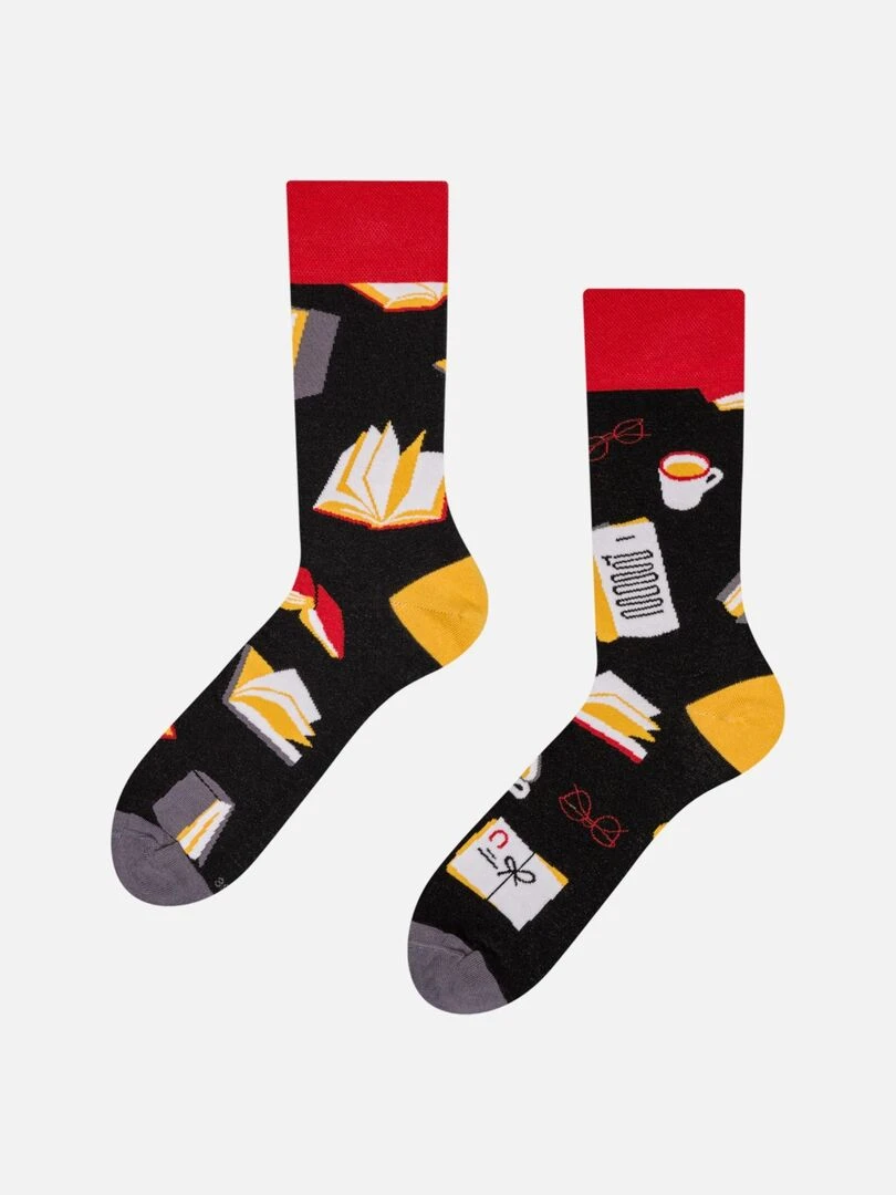 Chaussettes Dedoles Bibliophile Noir Multicolore