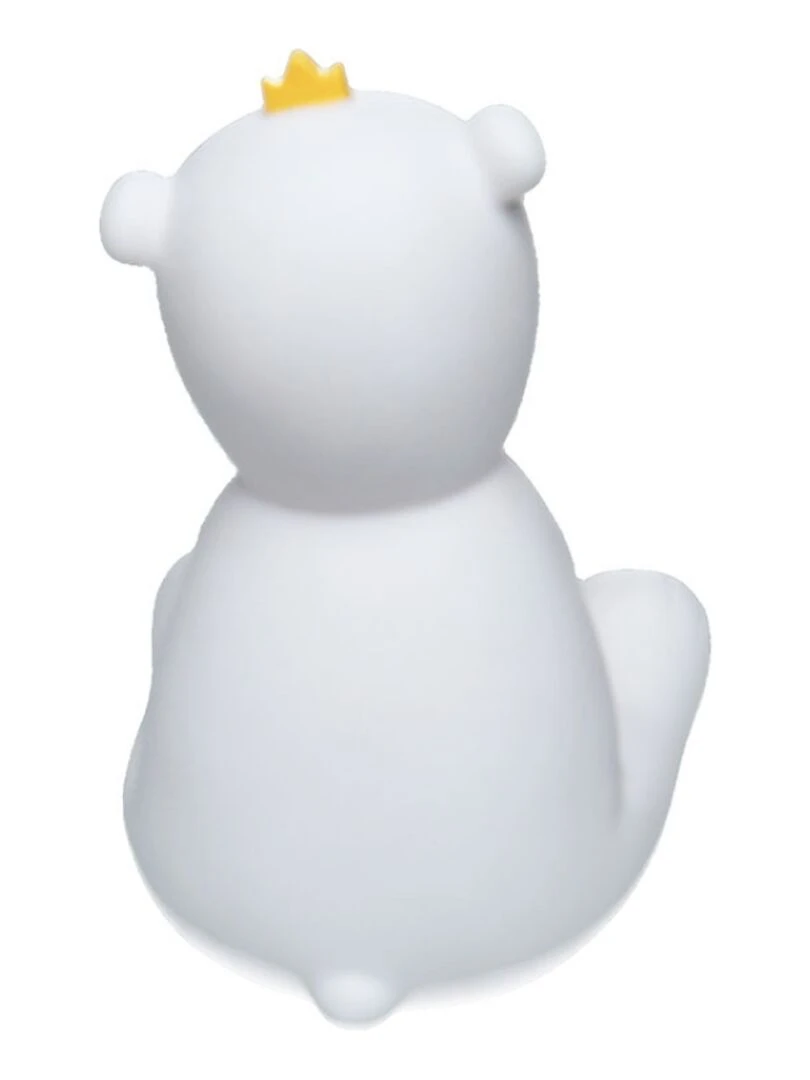 Veilleuse Led Ours Sam (19 Cm) Blanc