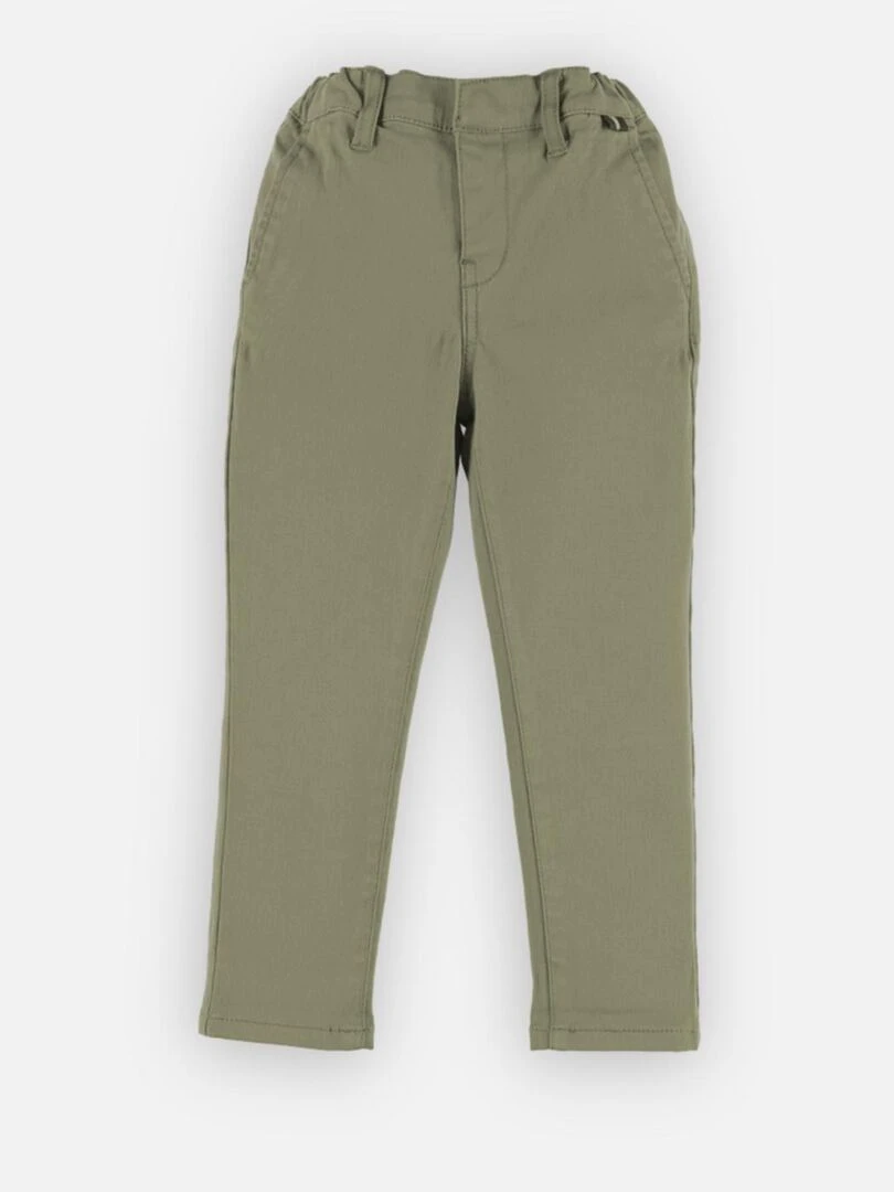 Pantalon twill kaki Noukie's Vert