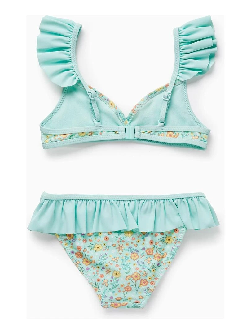 Maillot de bain Floral UPF80 pour Fille HAJJ COLLECTION Vert clair