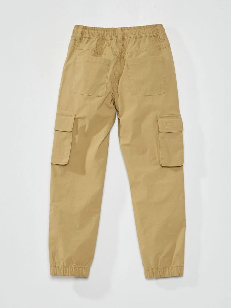 Pantalon multi poches Beige
