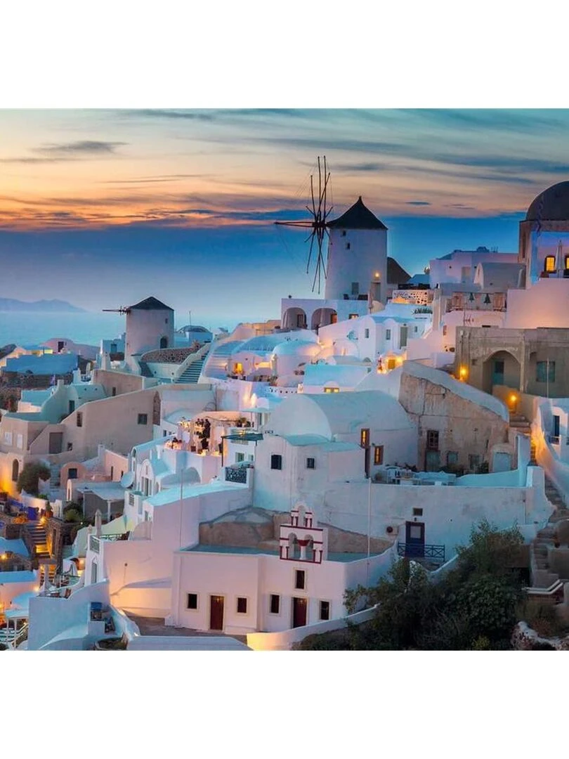 Puzzle Soirée au dessus de Santorin N/A