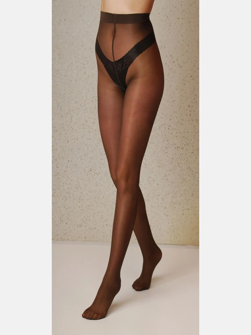 Comfortissimo 40den Collant avec compression graduèle Marron