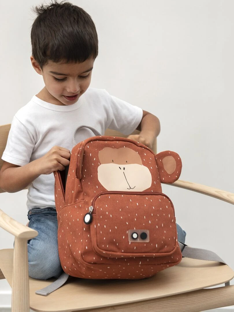 Sac à dos bébé singe Mr. Monkey   Marron