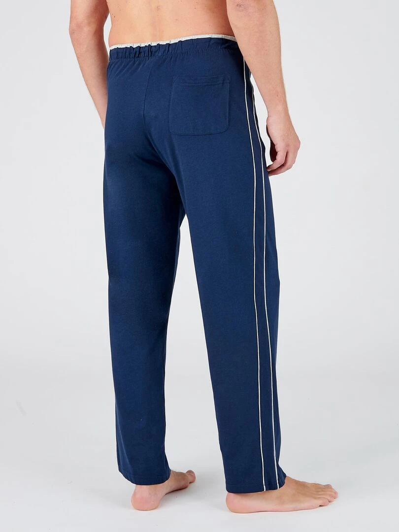 Lot de 2 pantalons de pyjama en jersey   Damart   Bleu marine