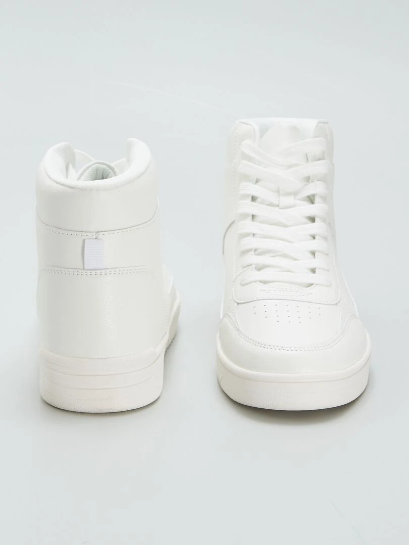 Baskets montantes   blanc