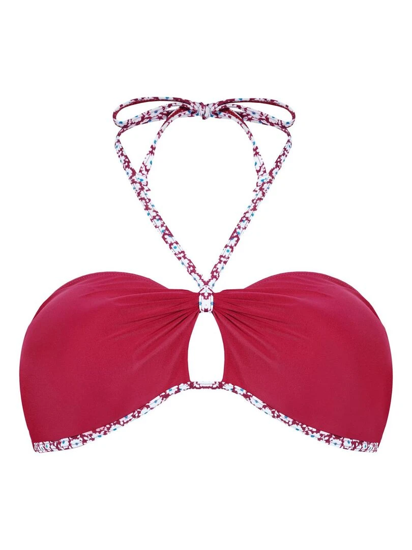 Haut de maillot bandeau MARGUERITE Brigitte Bardot Bain Rouge