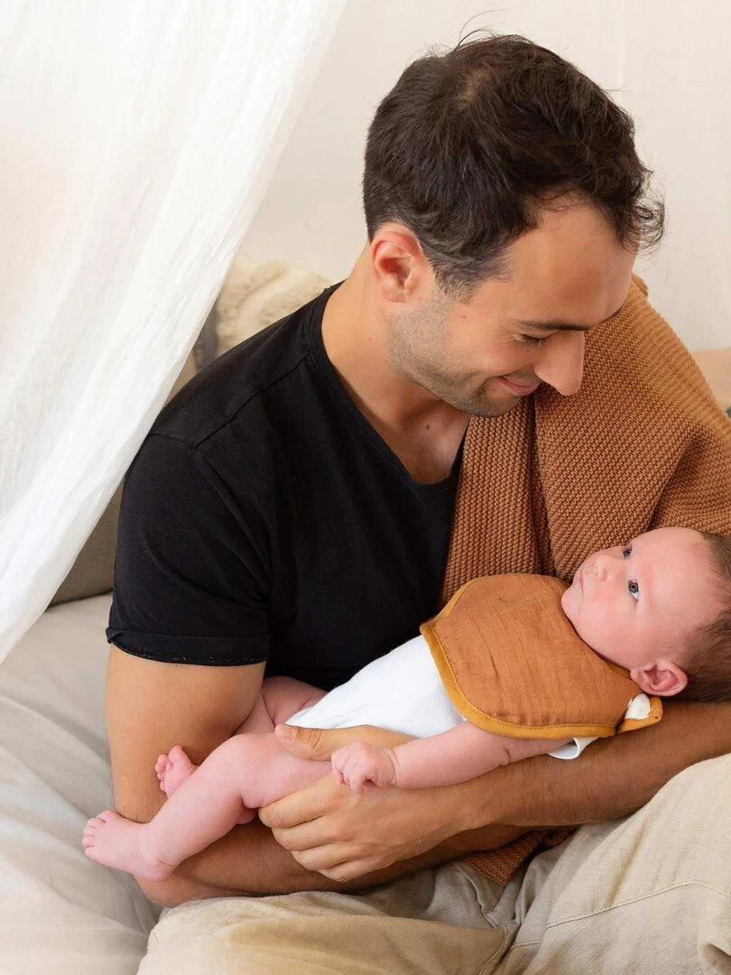 Bavoirs bébé bébé Trois Kilos Sept Rouge