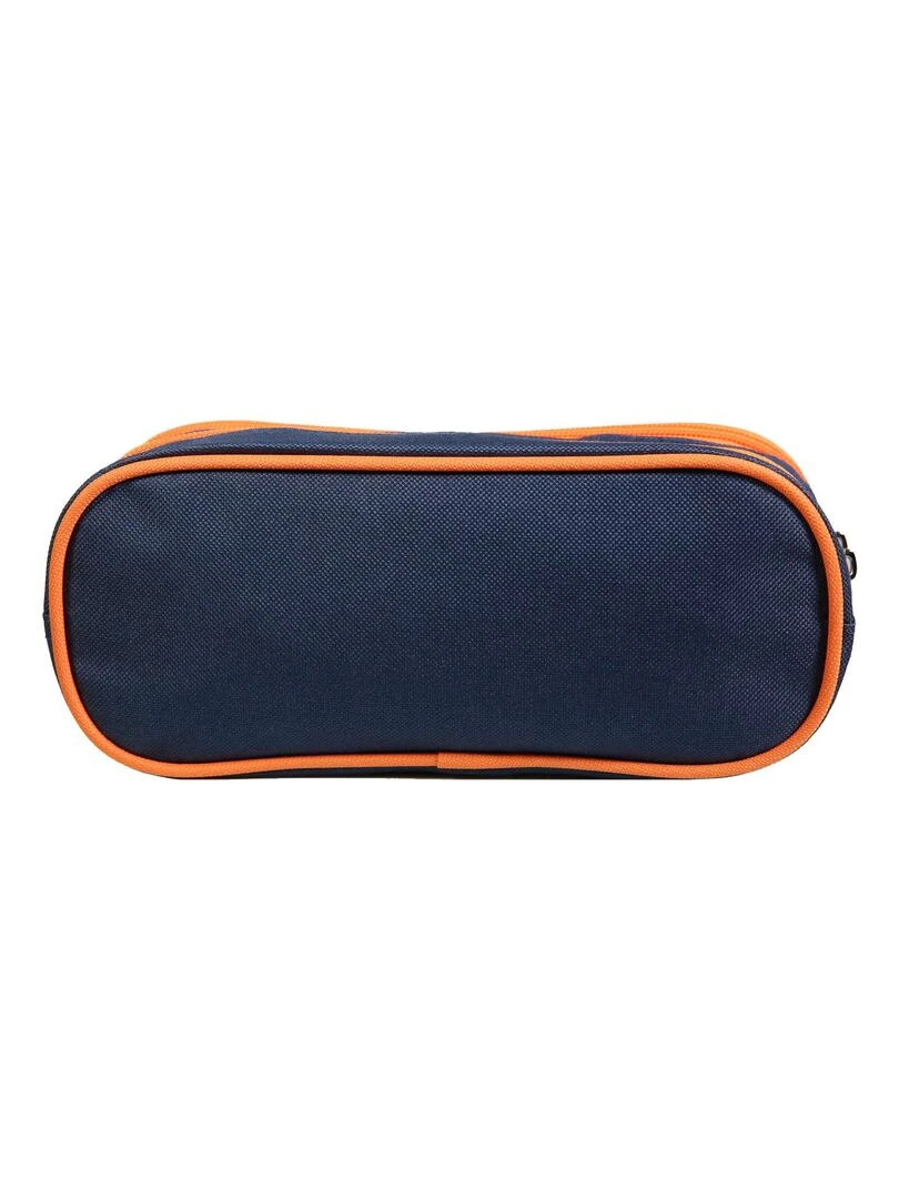 BAGTROTTER Trousse scolaire 2 compartiments Vorax Dinosaure Bleue   Bleu
