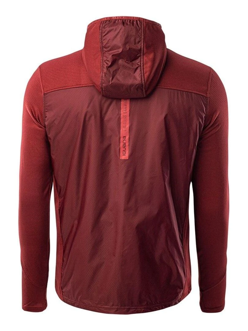 Iguana   Veste à capuche SCONE   Rouge foncé