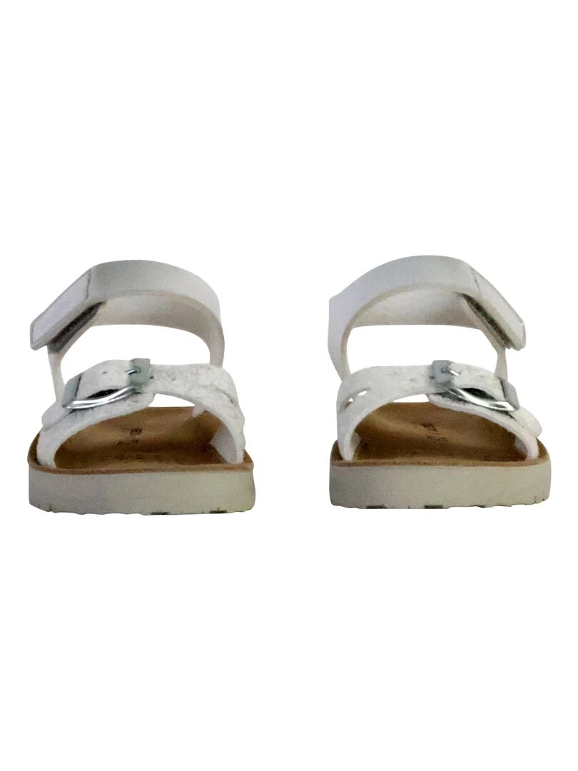 Sandales Cuir Enfant Geox Costarei   Gris