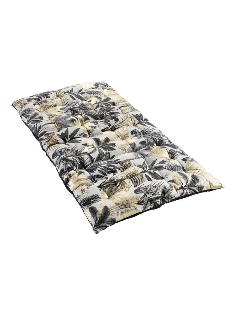 Matelas de sol 60x120 cm métallisé Karaba coton Gris