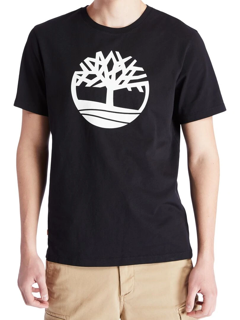 Tee Shirt Timberland SS Brand Reg   Noir