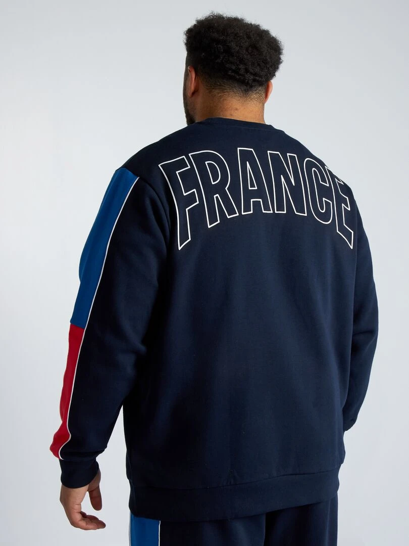 Sweat en molleton Equipe de France Olympique Navy