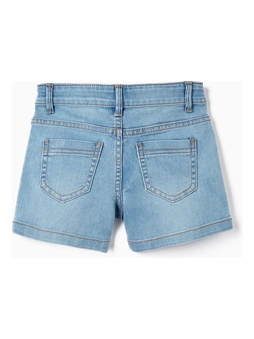 Shorts en jean pour fille THE WAVE TRIBE Bleu clair