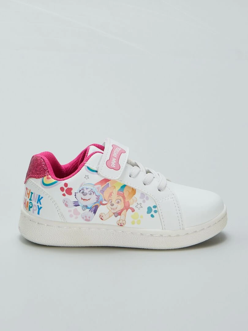 Baskets blanches 'Pat' Patrouille' blanc