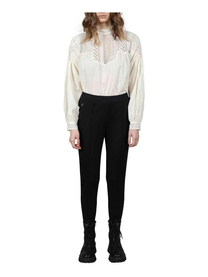 CHATTAWAK Pantalon slim Noir