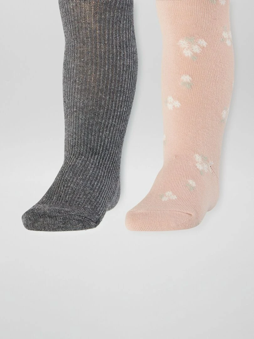 Lot de 2 collants chauds ROSE