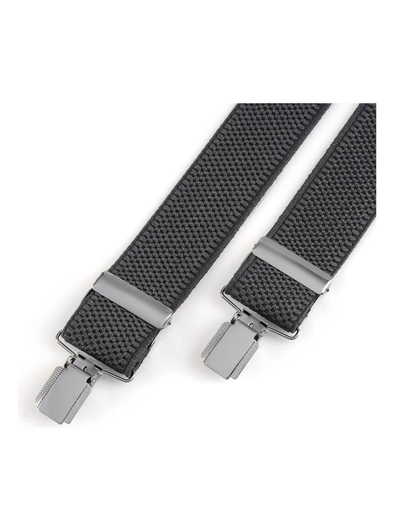 Bretelles Rudy Fabriqué en Europe gris anthracite