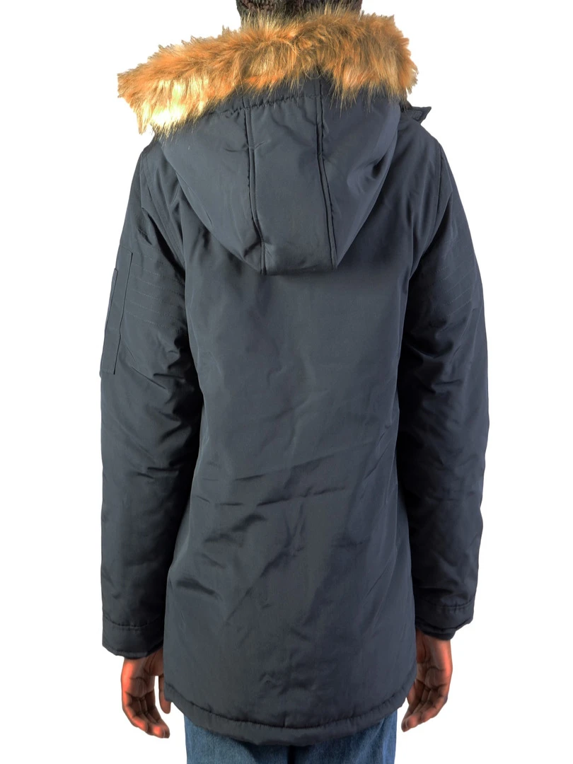Parka Redskins Junior Imitation Fourure Angela   Bleu