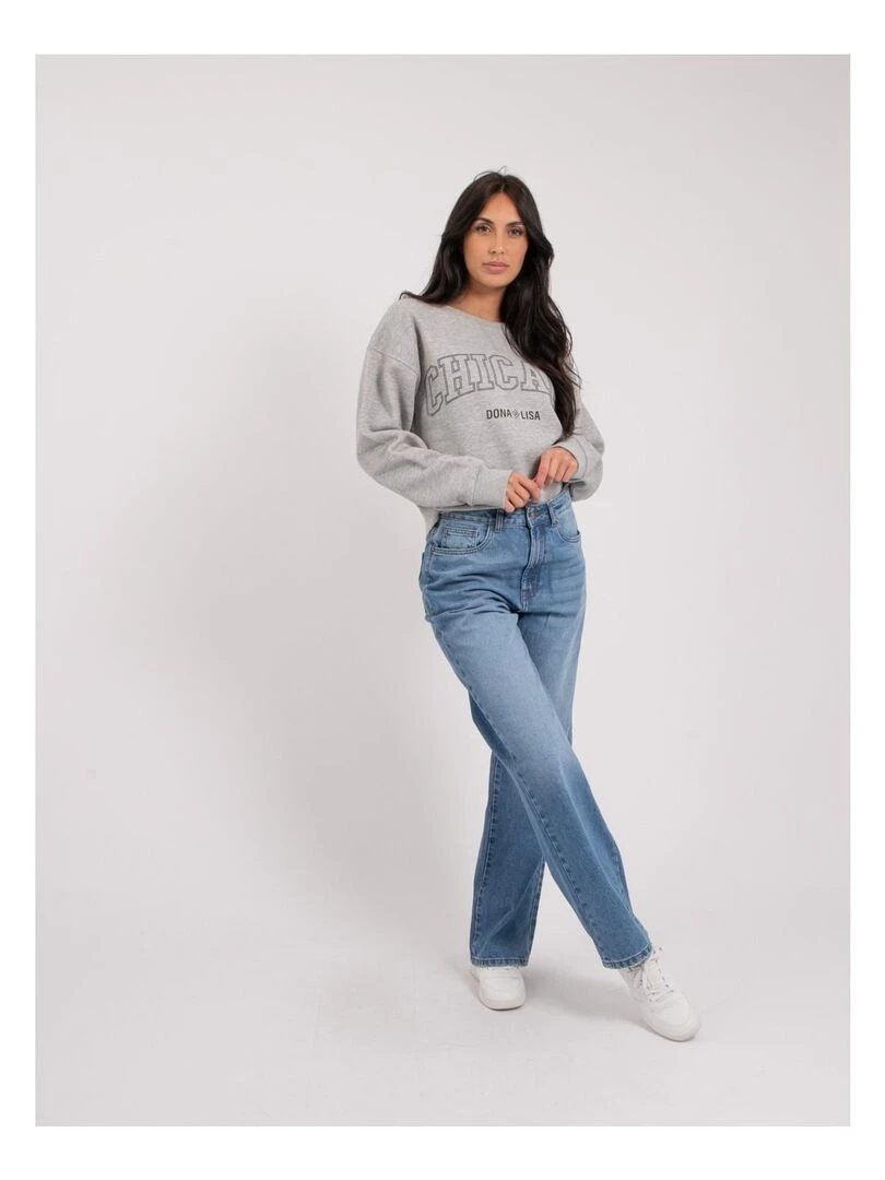 Jean coupe droite ERDI   Bleu