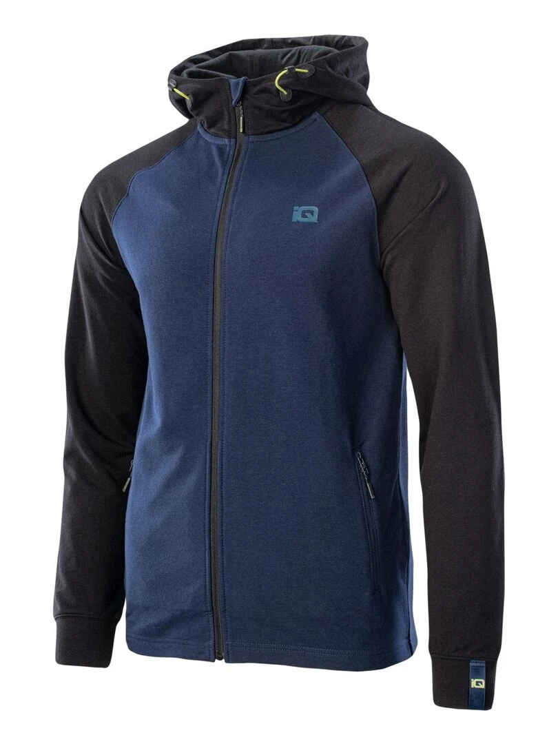 IQ   Sweat à capuche SILVE   Noir Bleu